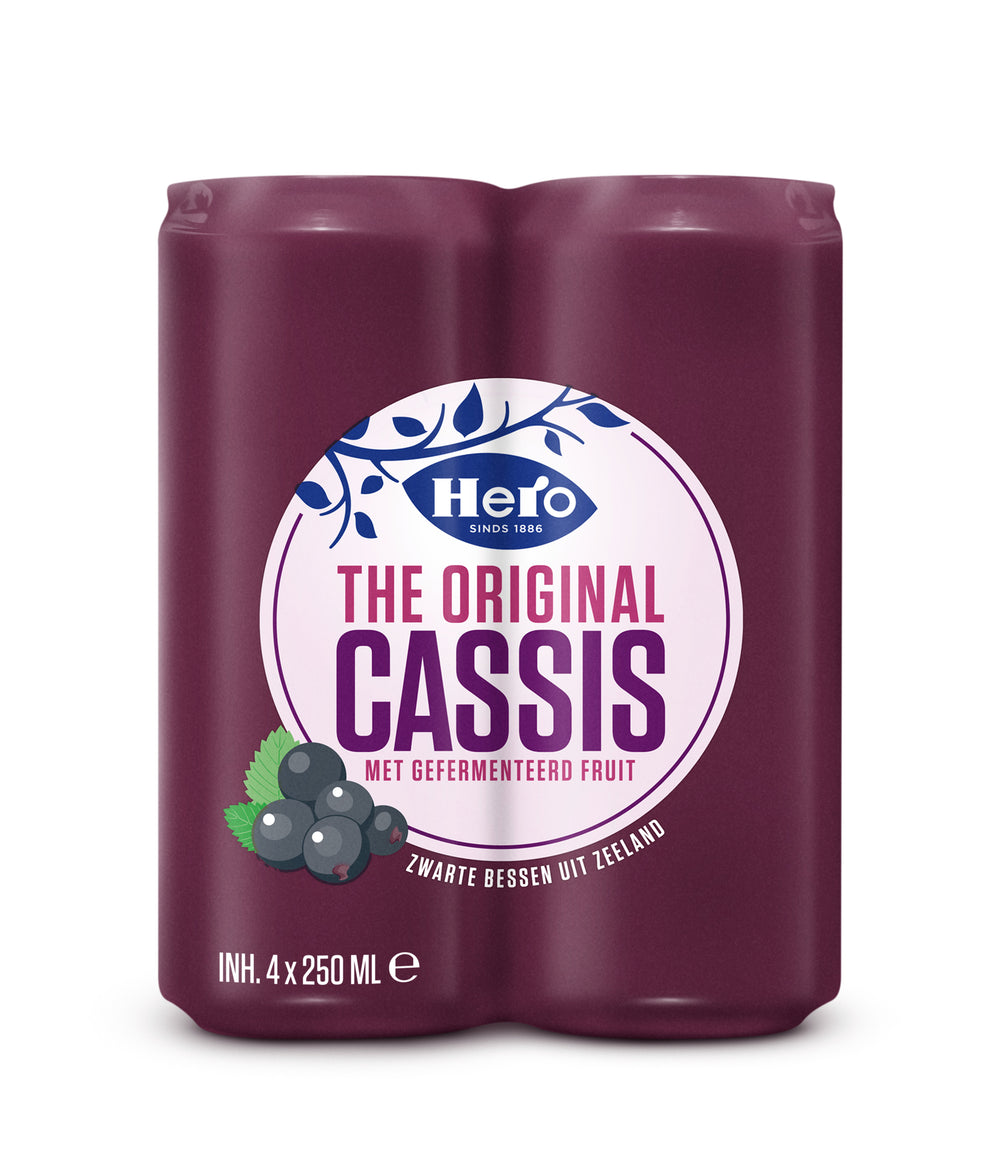 Hero Cassis Cans Regular 6x (4x250ml)